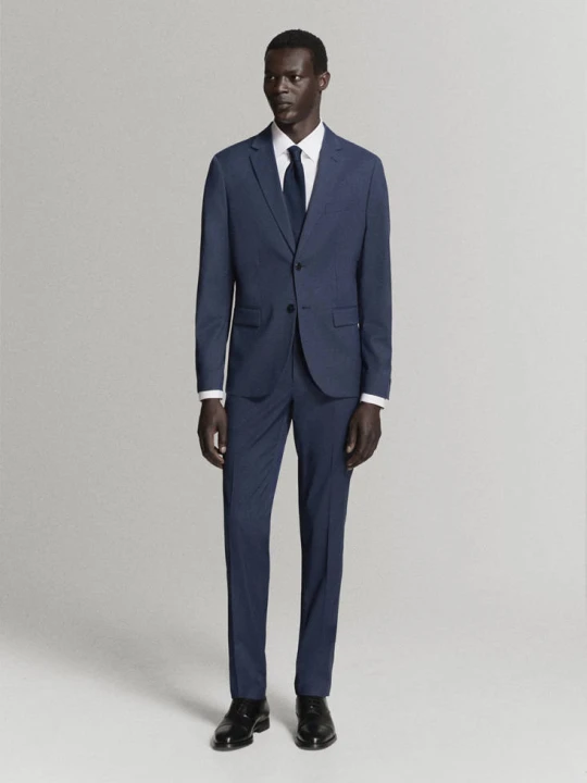 Zdjęcie produktu Marynarka garniturowa París super slim fit atramentowy - Mężczyzna - MANGO MAN