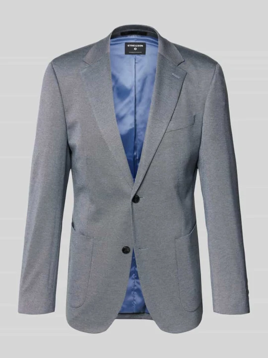 Zdjęcie produktu Marynarka garniturowa z mieszanki wiskozy o kroju slim fit model 'ARNDT4-J 2' Strellson Niebieski