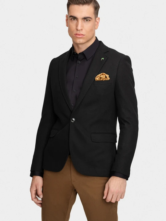 Zdjęcie produktu Marynarka GIACOMO 01066A90GSB Giacomo Conti czarny
