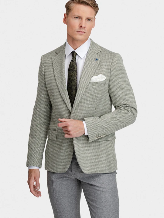 Zdjęcie produktu Marynarka GIACOMO 01133A60TSA Giacomo Conti zielony