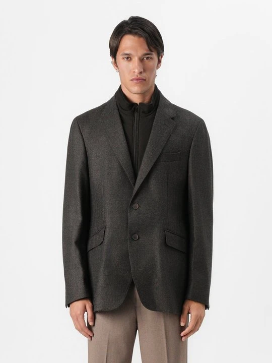 Zdjęcie produktu Marynarka Hackett London ciemnobrązowy