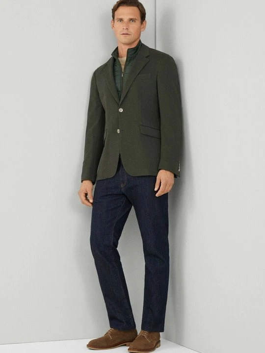 Zdjęcie produktu Marynarka Hackett London ciemnozielony