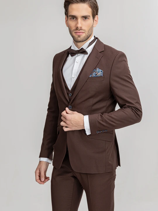 Zdjęcie produktu Marynarka LEONARDO 05014A80GSA Giacomo Conti brazowy
