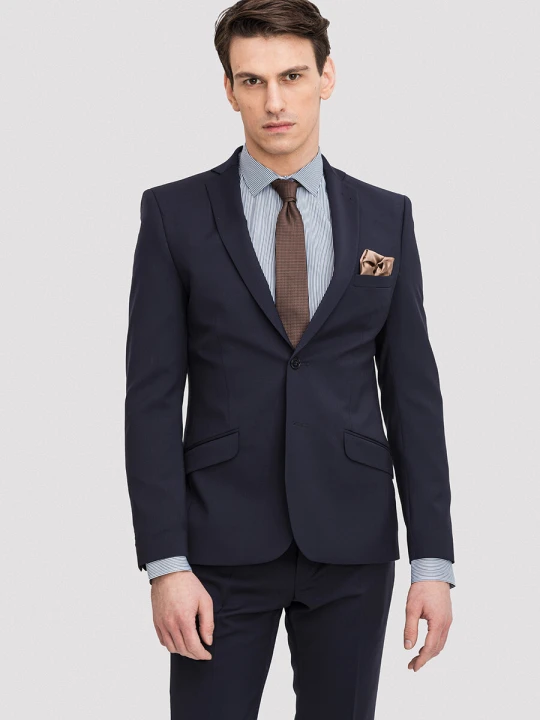 Zdjęcie produktu Marynarka LOUIS 02050C75GSA Giacomo Conti granatowy