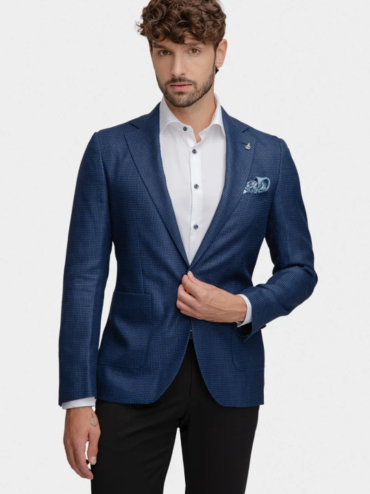 Zdjęcie produktu Marynarka MASSIMO 01001A71MCA Giacomo Conti ciemnoniebieski