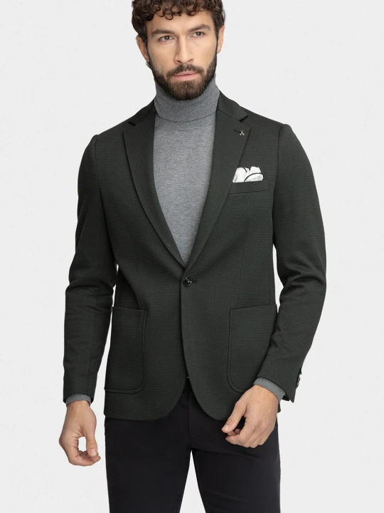 Zdjęcie produktu Marynarka MASSIMO 01150B61TCA Giacomo Conti ciemnozielony