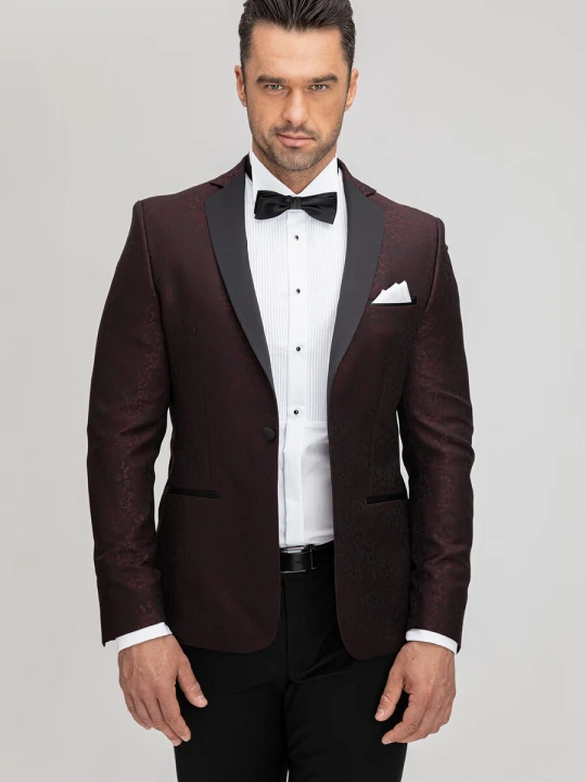 Zdjęcie produktu Marynarka MAURIZIO 03004B55DSA Giacomo Conti bordowy