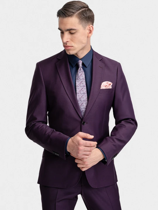 Zdjęcie produktu Marynarka męska BRUCE 04002D40GSA Giacomo Conti fioletowy