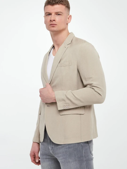 Zdjęcie produktu Marynarka męska jednorzędowa lniana ARMANI EXCHANGE