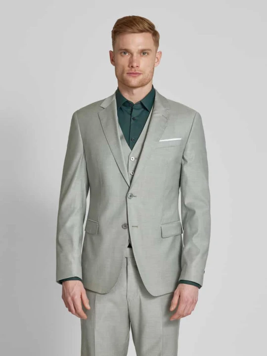 Zdjęcie produktu Marynarka męska JOOP! Collection;Krój slim fit;Kołnierz z połami;Model ‘Herby’;Kieszenie na piersi i kieszenie z patką;Listwa guzikowa;Długość tyłu w rozmiarze Limonkowy