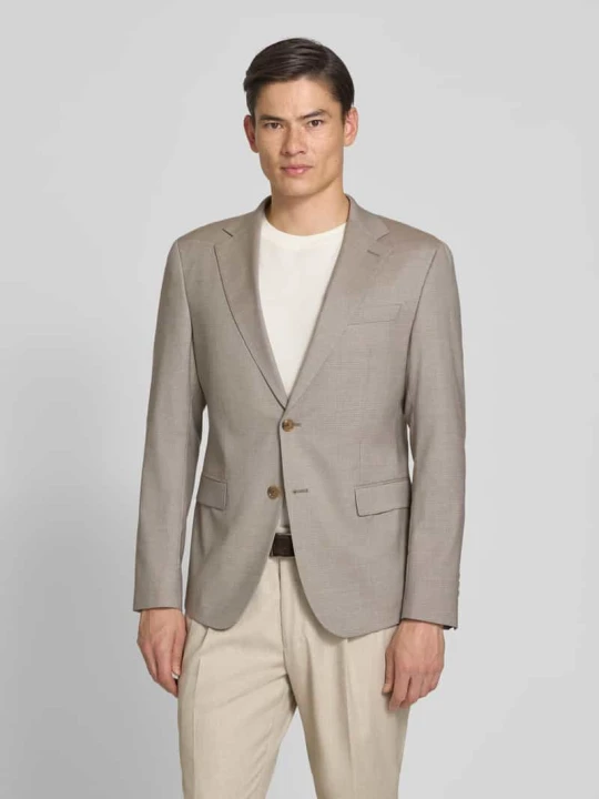 Zdjęcie produktu marynarka na 2 guziki o kroju slim fit z kieszeniami z patką JOOP! Beżowy