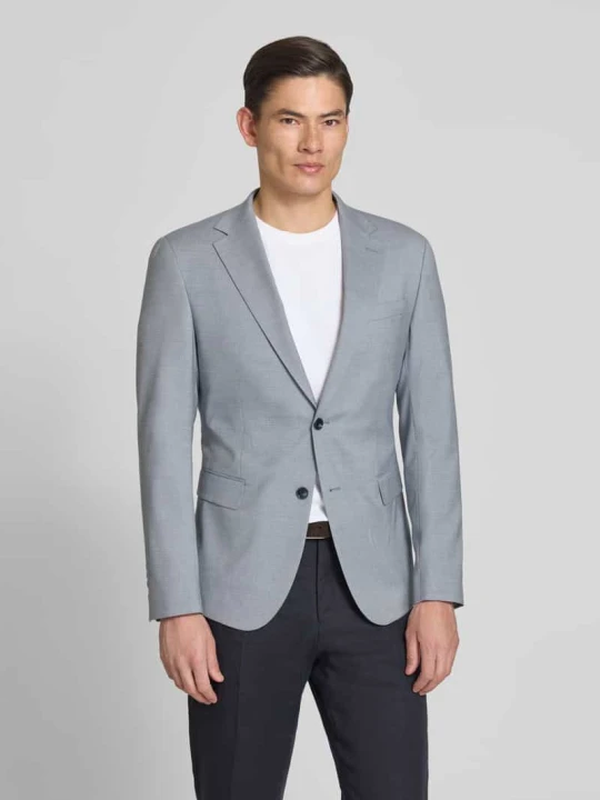 Zdjęcie produktu marynarka na 2 guziki o kroju slim fit z kieszeniami z patką JOOP! Jasnobrązowy
