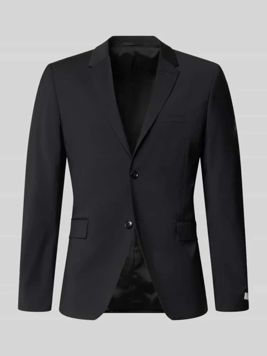 Zdjęcie produktu marynarka na 2 guziki o kroju slim fit z kieszeniami z patką model 'JAMIE' Tiger Of Sweden Czarny