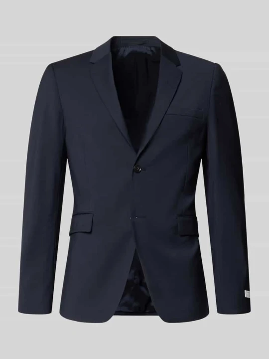 Zdjęcie produktu marynarka na 2 guziki o kroju slim fit z kieszeniami z patką model 'JAMIE' Tiger Of Sweden Granatowy