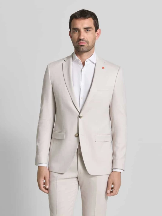 Zdjęcie produktu Kompletny garnitur o kroju slim fit z kieszeniami z patką Roy Robson Złamany biały
