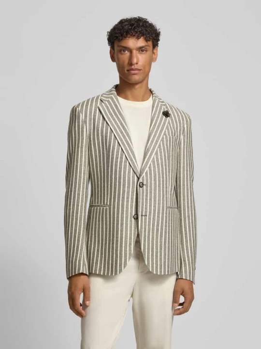 Zdjęcie produktu marynarka na 2 guziki o kroju slim fit z kieszeniami z wypustkami model 'Hawksley' JOOP! Limonkowy