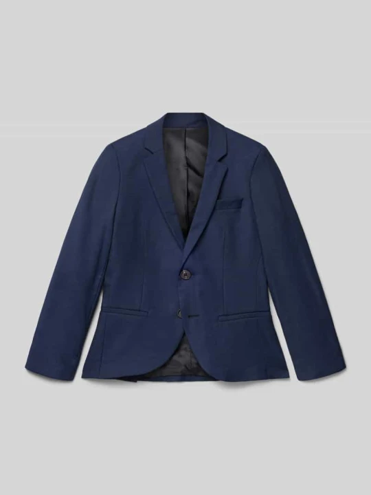 Zdjęcie produktu Smoking z kołnierzem z połami model ‘SOLARIS’ Jack&Jones Granatowy