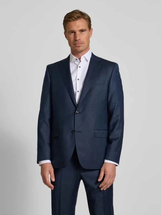 Zdjęcie produktu Marynarka na dwa guziki o kroju modern fit model ‘Duncan’ Digel Granatowy
