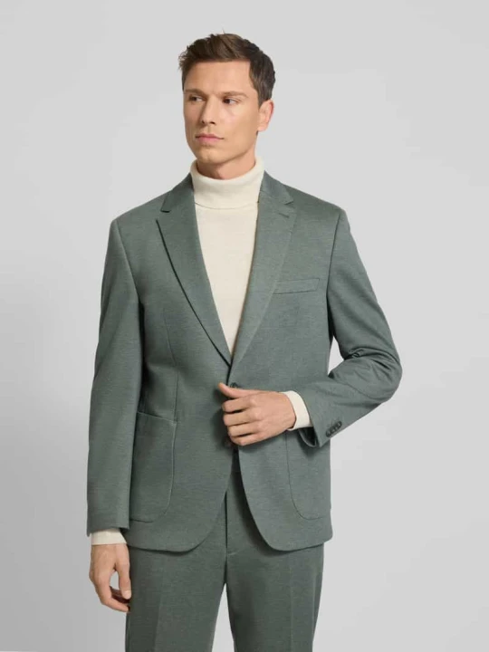 Zdjęcie produktu Marynarka Comfort Fit zapinana na 2 guziki z kołnierzem z klapami Christian Berg Jasnozielony
