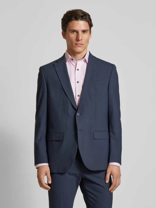 Zdjęcie produktu Marynarka na dwa guziki z kieszeniami z patką model ‘Grant’ Pierre Cardin Granatowy