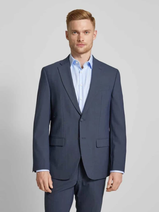Zdjęcie produktu Marynarka na dwa guziki z kieszeniami z patką model ‘Grant’ Pierre Cardin Granatowy