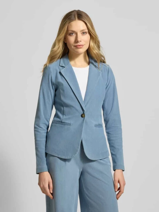 Zdjęcie produktu Marynarka o kroju regular fit w stylu denim model 'Kate' Ichi Niebieski