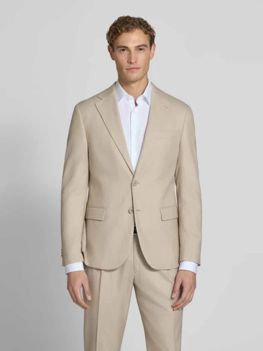 Zdjęcie produktu Marynarka o kroju slim fit z imitacji flaneli MCNEAL Beżowy