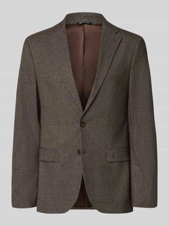 Zdjęcie produktu Marynarka o kroju slim fit z kieszeniami z patką MCNEAL Ciemnobrązowy