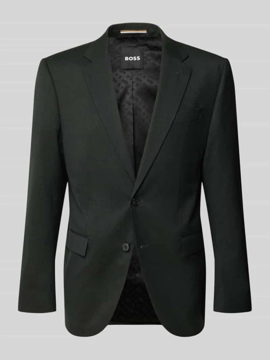 Zdjęcie produktu marynarka o kroju regular fit z mieszanki wełny model 'Jasper' Boss Ciemnozielony