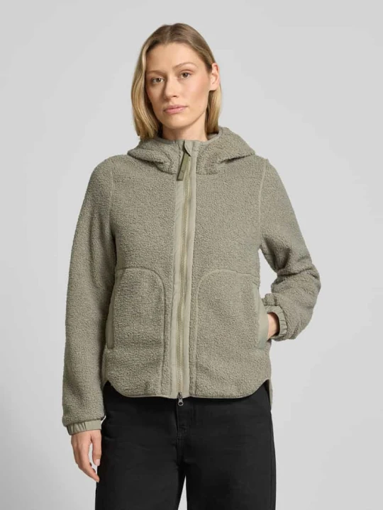 Zdjęcie produktu Marynarka o kroju regular fit z obszyciem ze sztucznego futra Camel Active Khaki