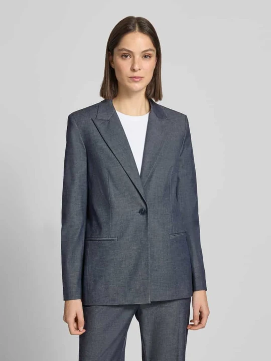 Zdjęcie produktu Marynarka o kroju relaxed fit w eleganckiej denimowej optyce Jake*s Ciemnoniebieski