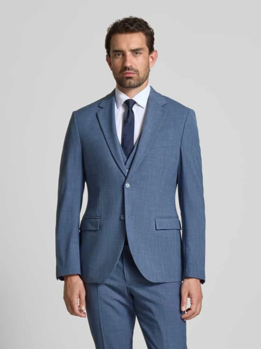 Zdjęcie produktu Marynarka o kroju slim fit z brustaszą MCNEAL Niebieski