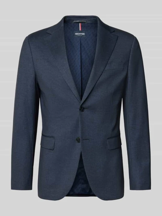 Zdjęcie produktu Marynarka o kroju slim fit z dodatkiem wiskozy HECHTER PARIS Granatowy