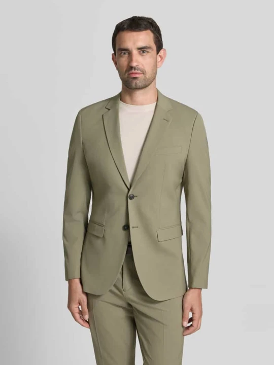 Zdjęcie produktu Marynarka o kroju slim fit z dodatkiem wiskozy model 'LIAM' Selected Homme Zielony
