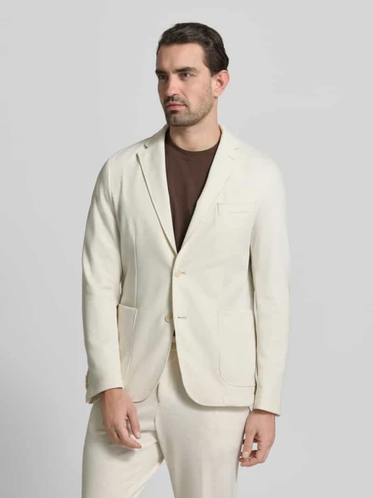 Zdjęcie produktu Marynarka o kroju slim fit z dodatkiem wiskozy Model „P-HANRY-J-WG-PK-261F” Boss Beżowy