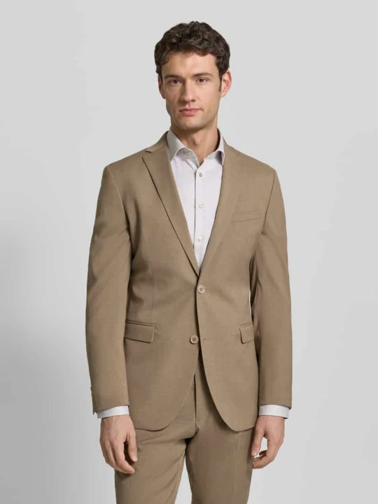 Zdjęcie produktu Marynarka o kroju slim fit z dodatkiem wiskozy s.Oliver Camel