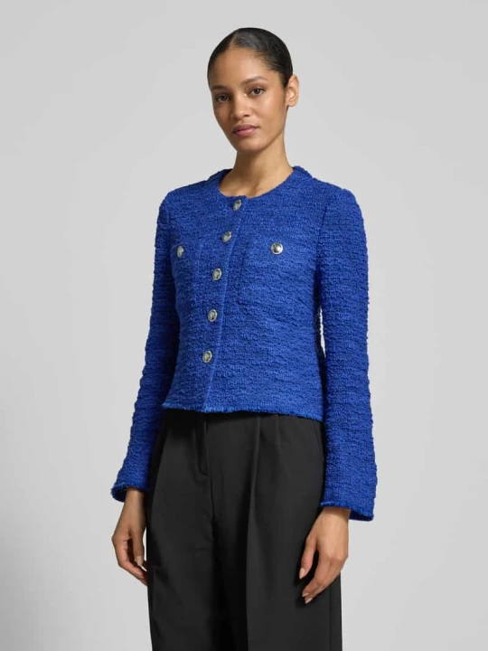 Zdjęcie produktu Marynarka o kroju slim fit z efektem bouclé Betty Barclay Królewski niebieski