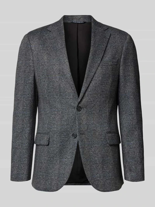 Zdjęcie produktu Marynarka o kroju slim fit z kieszeniami z patką MCNEAL Ciemnoszary