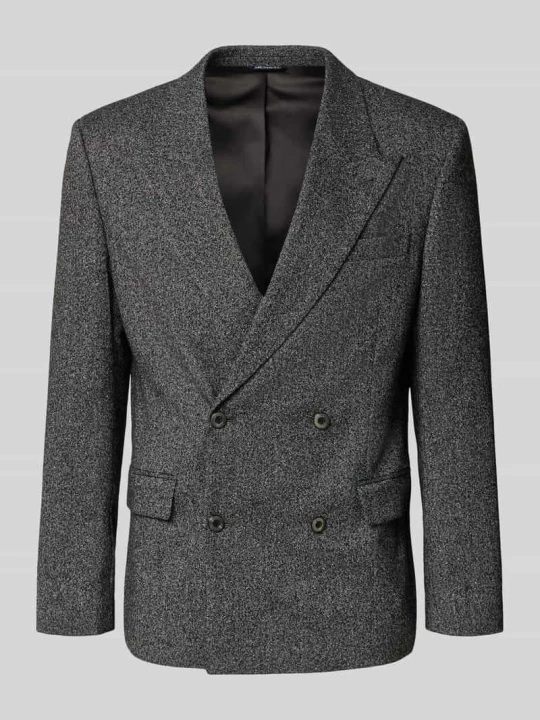 Zdjęcie produktu Marynarka o kroju slim fit z kieszeniami z patką MCNEAL Czarny