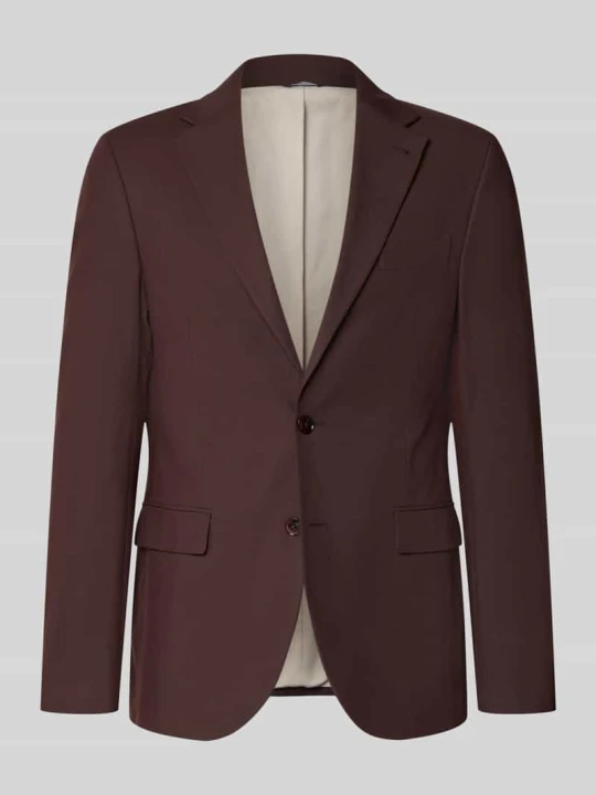 Zdjęcie produktu Marynarka o kroju slim fit z dodatkiem wiskozy MCNEAL Ciemnoczerwony