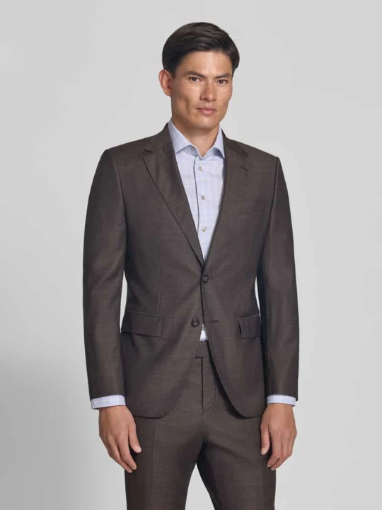 Zdjęcie produktu Marynarka o kroju slim fit z mieszanki żywej wełny model 'H-Huge-MM-264' Boss