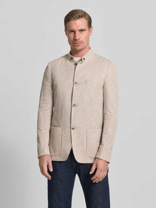 Zdjęcie produktu Marynarka o kroju slim fit ze stójką Roy Robson Beżowy