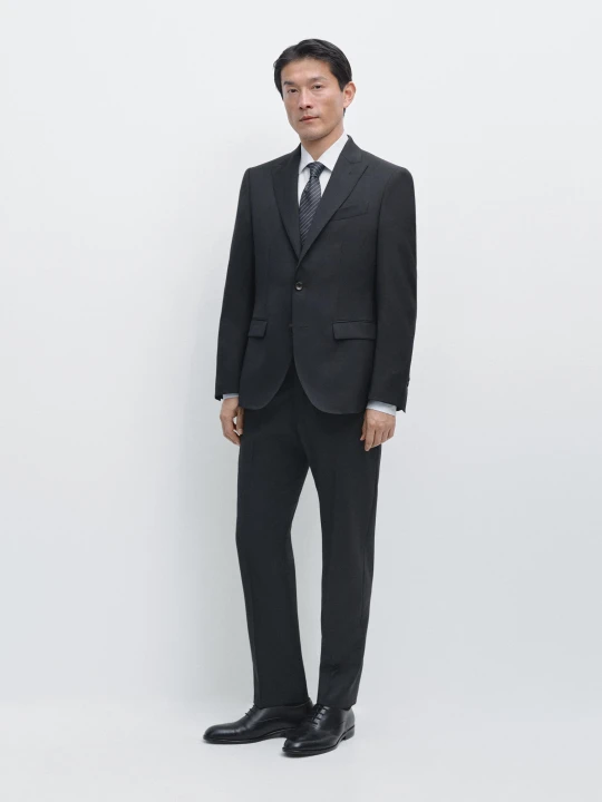 Zdjęcie produktu Marynarka Od Garnituru Ze 100% Wełny - Granatowy - Massimo Dutti - Male