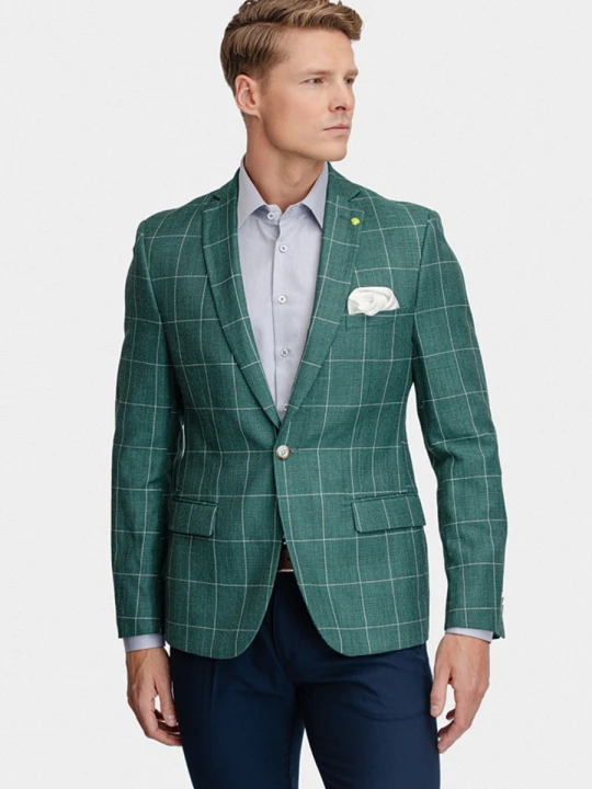 Zdjęcie produktu Marynarka OTTAVIANO 01095A60KSA Giacomo Conti zielony