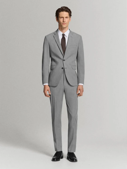 Zdjęcie produktu Marynarka garniturowa París super slim fit szary - Mężczyzna - - MANGO MAN