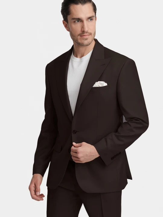 Zdjęcie produktu Marynarka SIMON 03178D80GOA Giacomo Conti ciemnobrazowy