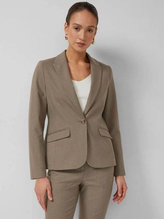 Zdjęcie produktu Marynarka slim fit s.Oliver brązowy