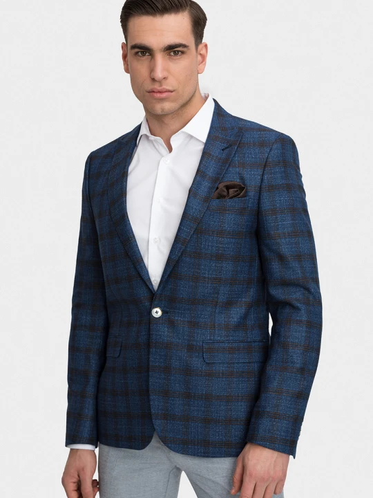 Zdjęcie produktu Marynarka STEFANO 01045B75KSA Giacomo Conti granatowy
