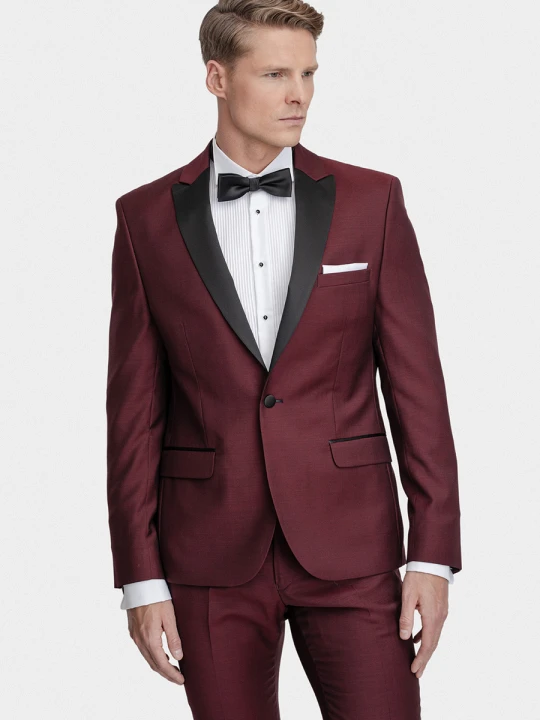 Zdjęcie produktu Marynarka UBERTO 03016A55GSA Giacomo Conti bordowy