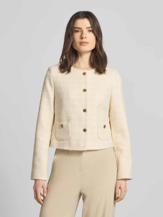 Zdjęcie produktu Marynarka w bouclé o kroju regular fit Christian Berg Écru